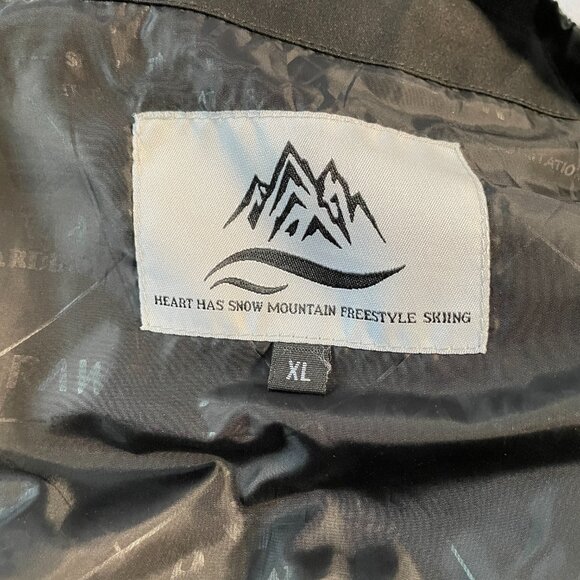 RAWRWAR Black Overalls *UNISEX* Snow Pants, Size XL (Used) - Picture 2 of 13